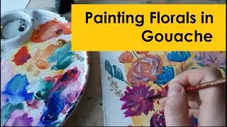 Painting with Gouache | Paint with Me | Watercolor with Hollis