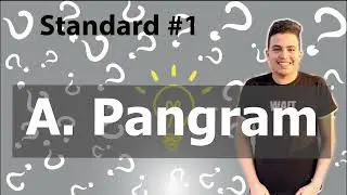 A. Pangram