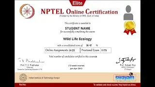 100% Correct | Wild Life Ecology | Week 11 Quiz | Assignment 11 wild life ecology | NPTEL | SWAYAM