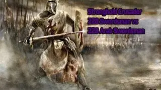 Stronghold Crusader: 228 Мечников vs 228 Арабских Мечников