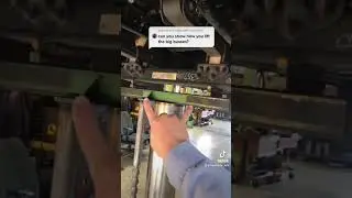 How mechanics lift up a schoolbus 