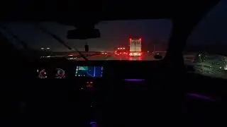 Cinematic Drive by Rain | Relax Aesthetic Cockpit View | Intake Sound only