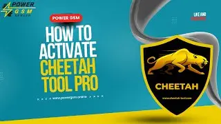 How To Activate Cheetah Tool Pro Via Power GSM
