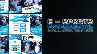 Instagram Design: Social Media E-Sports Template V.2