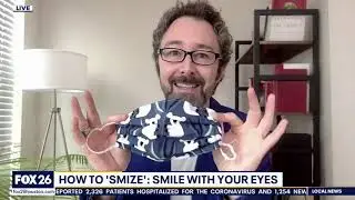 How to smile (or smize) through your face mask