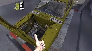 Driving and passing inspection in my summer car without an engine