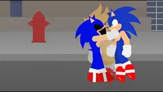 Fleetway Sonic Vs Sonic.EXE (short animation)