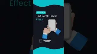 Text Scroll animation using HTML CSS ✨ A Dynamic scroll animation 💕 