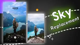 How to change sky ! Sky replacement VFX video in kinemaster app ! OSM EDITz