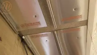Underfloor heating fit-from-below AluPlate™ joisted floor install Continal Underfloor