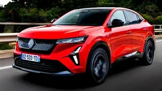 New 2025 Renault Rafale E-Tech 4x4 300HP Atelier Alpine (Flame Red) - Driving, Exterior & Interior