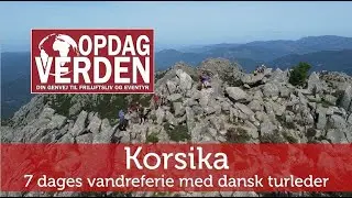 7 dages vandreferie på Korsika