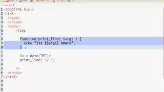 User-defined Functions in PHP