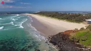 Drones detect Sharks at Lighthouse Beach, Ballina