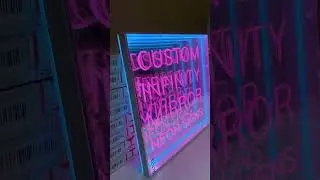 Create Infinite Space with Infinity Mirror Neon Sign