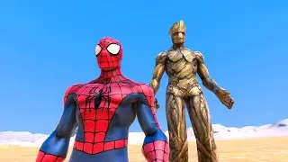 GROOT VS SPIDERMAN - Süper Güçlüler