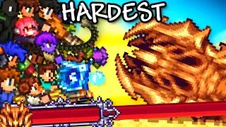 Can 10 PLAYERS Beat Terraria's HARDEST Mode? [Pre-Hard Mode]