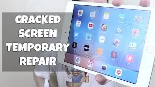 Temporary Repair for Cracked Screen