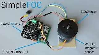 SimpleFOCShield + STM32F4 Black Pill | Explanation and demo