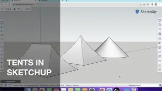 How to draw a tent in SketchuUp free