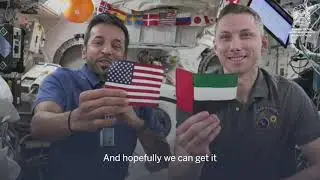 Yousef Al Otaiba and Renowned Entertainer Steve Harvey Receive a Call from Space