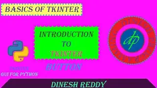 TKINTER BUTTON IN PYTHON ||| DINESH PROGRAMMING