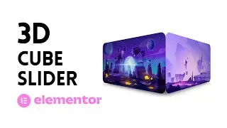 How to Add 3D Cube Slider in Elementor 2022 | WordPress Tutorial 2022