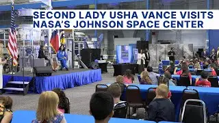 Second Lady Usha Vance Visits NASAs Johnson Space Center