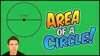 Area of  Circle Given a Diameter