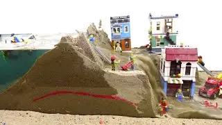 LEGO DAM BREACH EXPERIMENT - LEGO CITY FLOOD