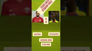 QATAR VS ECUADOR//QATAR WORLD CUP 2022 