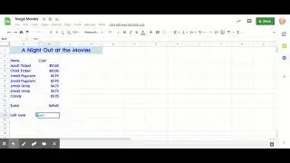 Google Sheets: Type a formula to calculate the difference