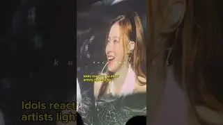 Idols reaction to other artists lightsticks😂 #p1harmony #wayv #mamamoo #aespa #got7 #kpop
