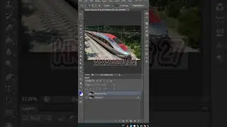 Create a Train Speed ​​Effect in Photoshop #photoshopcs6 #fyp #shorts