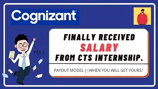 Finally Received First Stipend From Cognizant || Cognizant Internship 2022