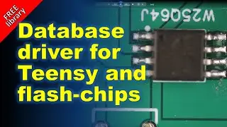Flash chip database driver for Teensy MCUs