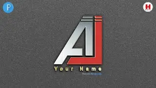 AJ professional logo design on Android Pixellab || Mobile tutorial|