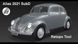 Alias SubD - Speed Modeling a Volkswagen Beetle 1200 _part1