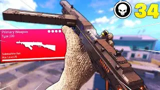 The TYPE 100 is the BEST SMG on Rebirth Island! - *Best Type 100 Setup* (34 Kills - Warzone)