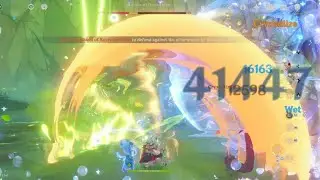 Genshin Impact: Furina healer team vs. Dendro dragon