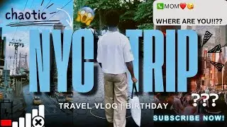 🗽 Come to NYC w/ Me | CHAOS at the Airport, Fits, Food & More! (It’s MESSY 😂)