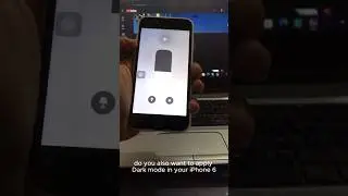 Get Darkmode in Iphone 5/5s/6. // #laddidhiman #smartphone #viral #ios #iphone #hacker #tech #new
