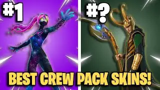 TOP 10 FORTNITE CREW PACK SKINS! (All Fortnite Crew Packs)