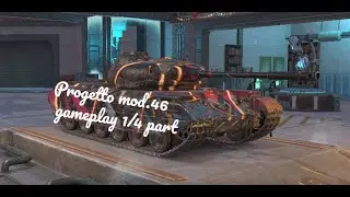 WoT Blitz gameplay Progetto mod. 46 Uspring action!!! vid1/4