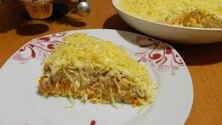 Слоеный салат/Layered salad