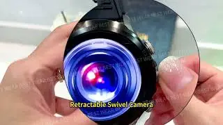 H19 Android Smart Watch 4G SIM Card 1.95‘’AMOLED Google Play Download APP 180° Pull Out Camera WIFI