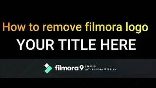 How to remove filmora9 logo with crack