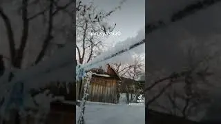 зима в деревне