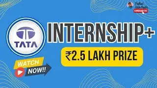 TATA Offering Online Internships & ₹2.5 Lakhs Reward | Tata Crucible Campus Quiz 2024 | #tatagroup
