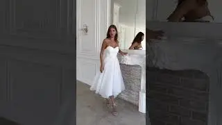 А вы надели бы свадебное платье миди?